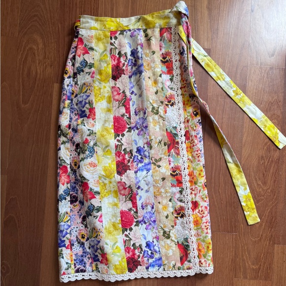 Zimmermann Dresses & Skirts - Zimmermann Multicolor Floral Midi Skirt